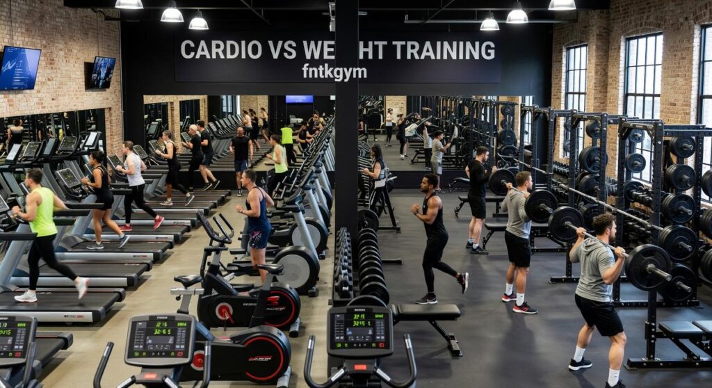 cardio vs weight training fntkgym