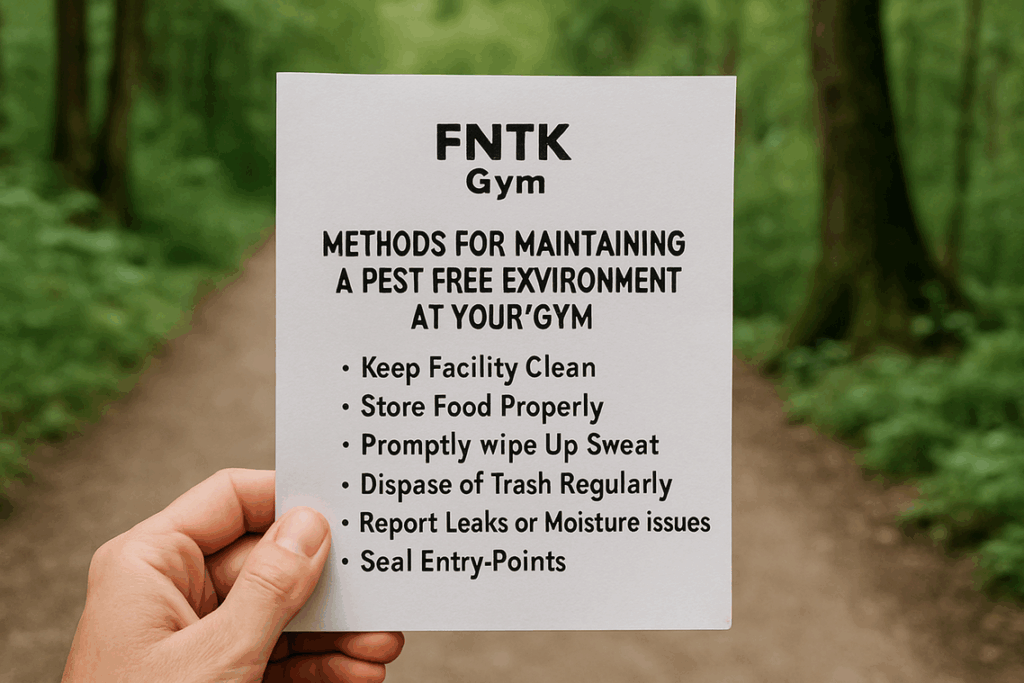 how to keep your gym pest free fntkgym